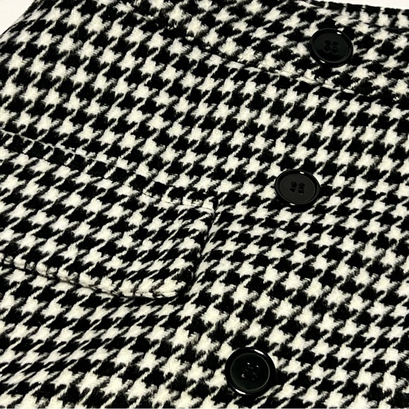 Forever 21 black and white checkered button up skirt women in a size small. - Picture 13 of 14